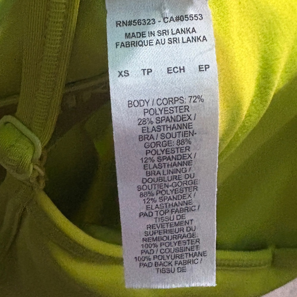 Nike chartreuse Spaghetti Strap Athletic Tank - Picture 4 of 4